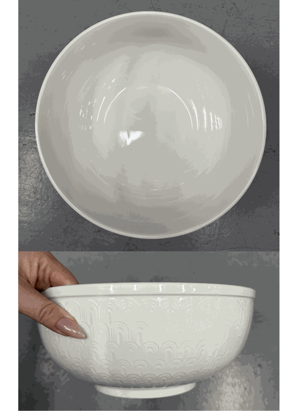 China Centre Patterned Serving Bowl